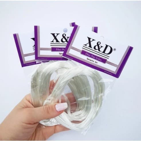 Fibra De Vidro Em Cordão 5 Metros X&D / Unhas De Fibra Fio A Fio BX BAZAR