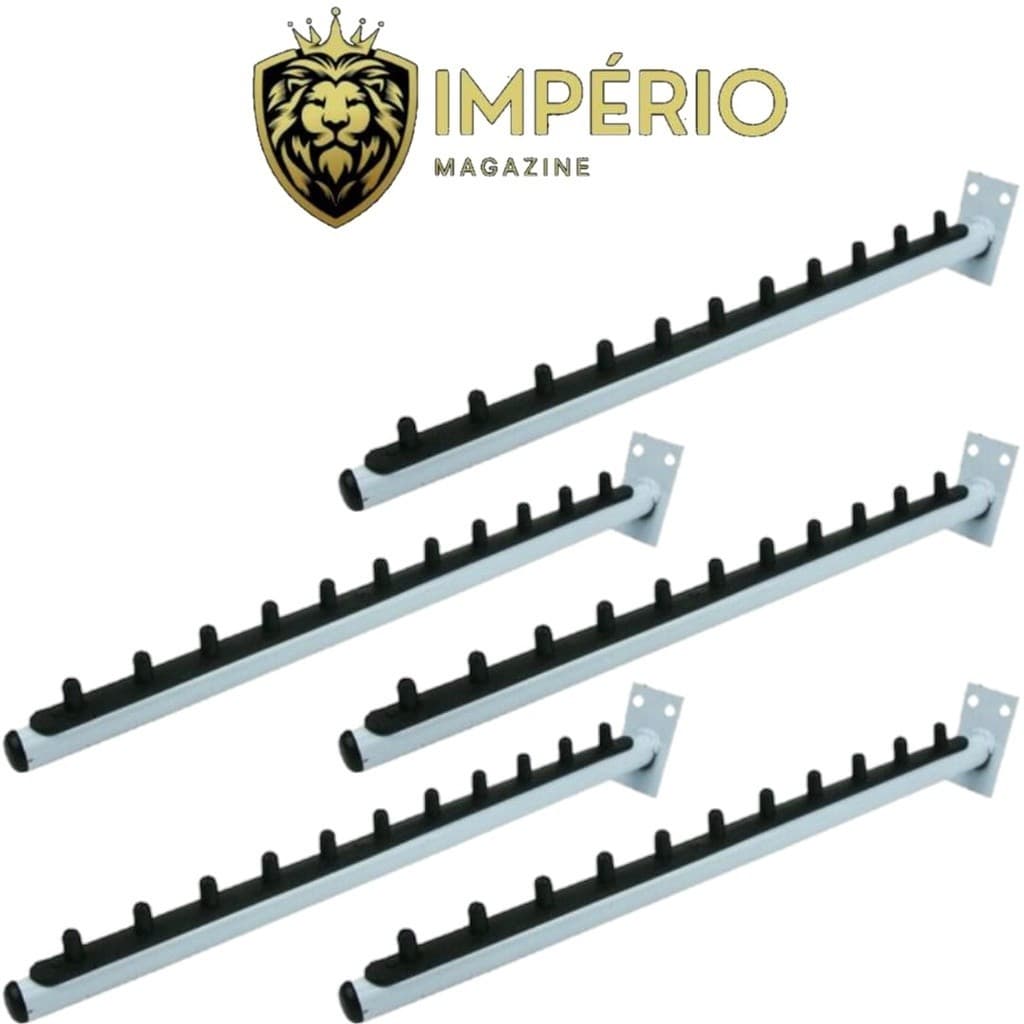 Suporte de parede para cabide  kit com 5 inclinado