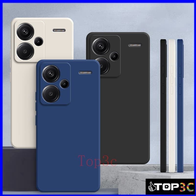 Capinha Redmi note 13 Pro + 5g/note13 4G/note12 5g Caixa De Telefone De silicone Líquido De Cor Sólida anti-Queda YT