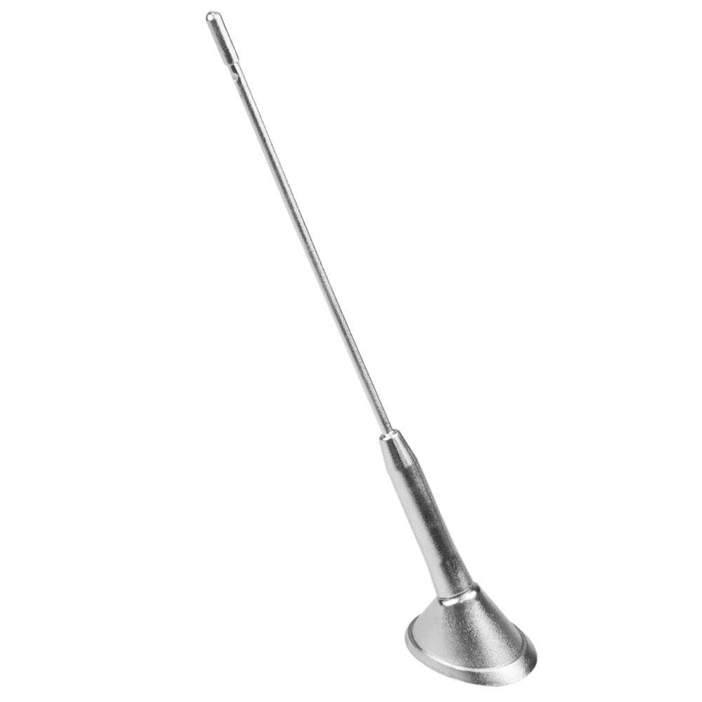 Antena Haste Decorativa Colante Carro Teto Universal Cromada