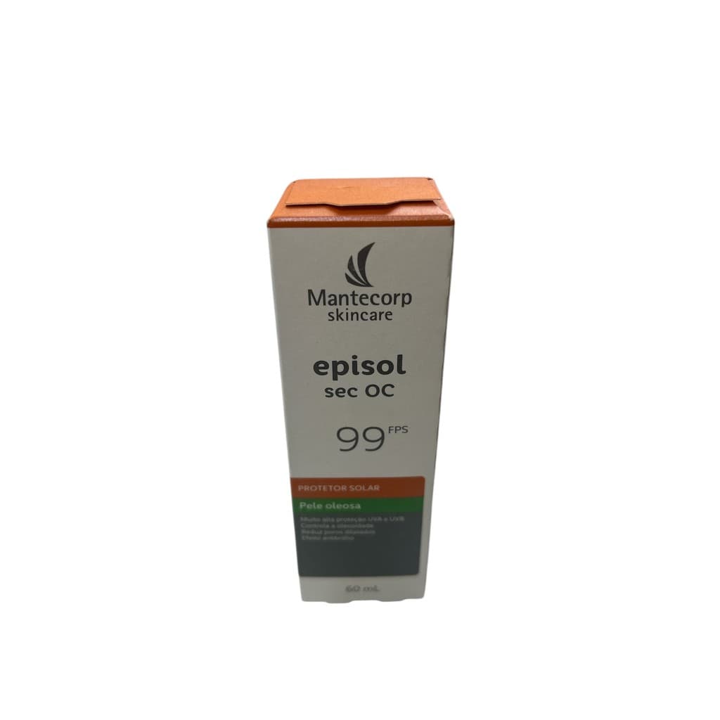 Episol Sec OC Protetor Solar Facial com FPS 99 para Pele Oleosa 60mL (efeito antibrilho)