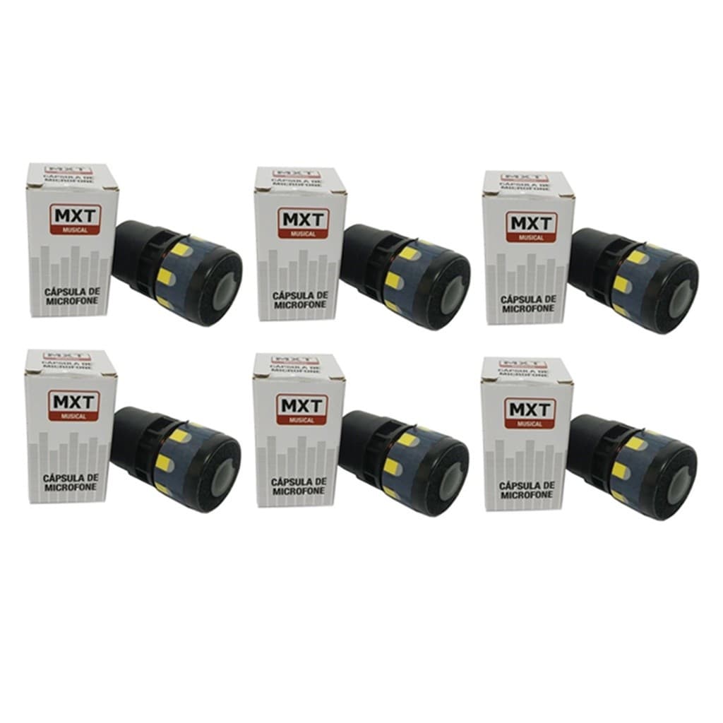6 Cápsulas Microfone Dinâmica Similar SM58 600ohms Profissional