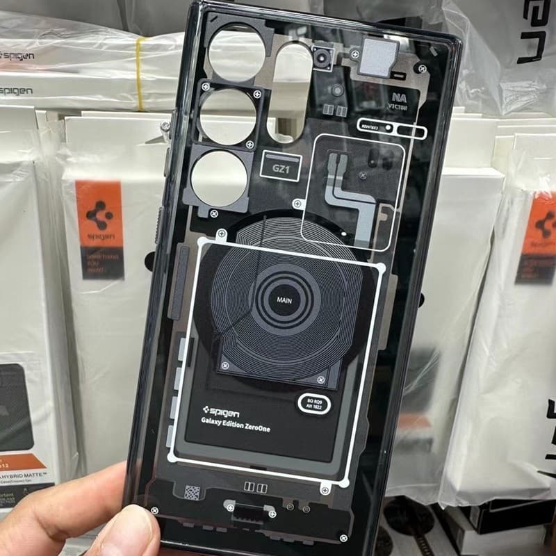 Spigen S23 Ultra S24 S22 Ultra MagSafe Caixa Magnética Ultra Híbrida Zero Um