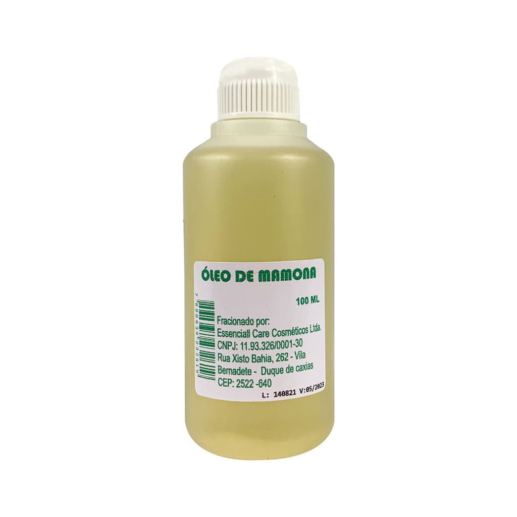 Óleo Vegetal De Mamona Rícino 100% Natural 100ML