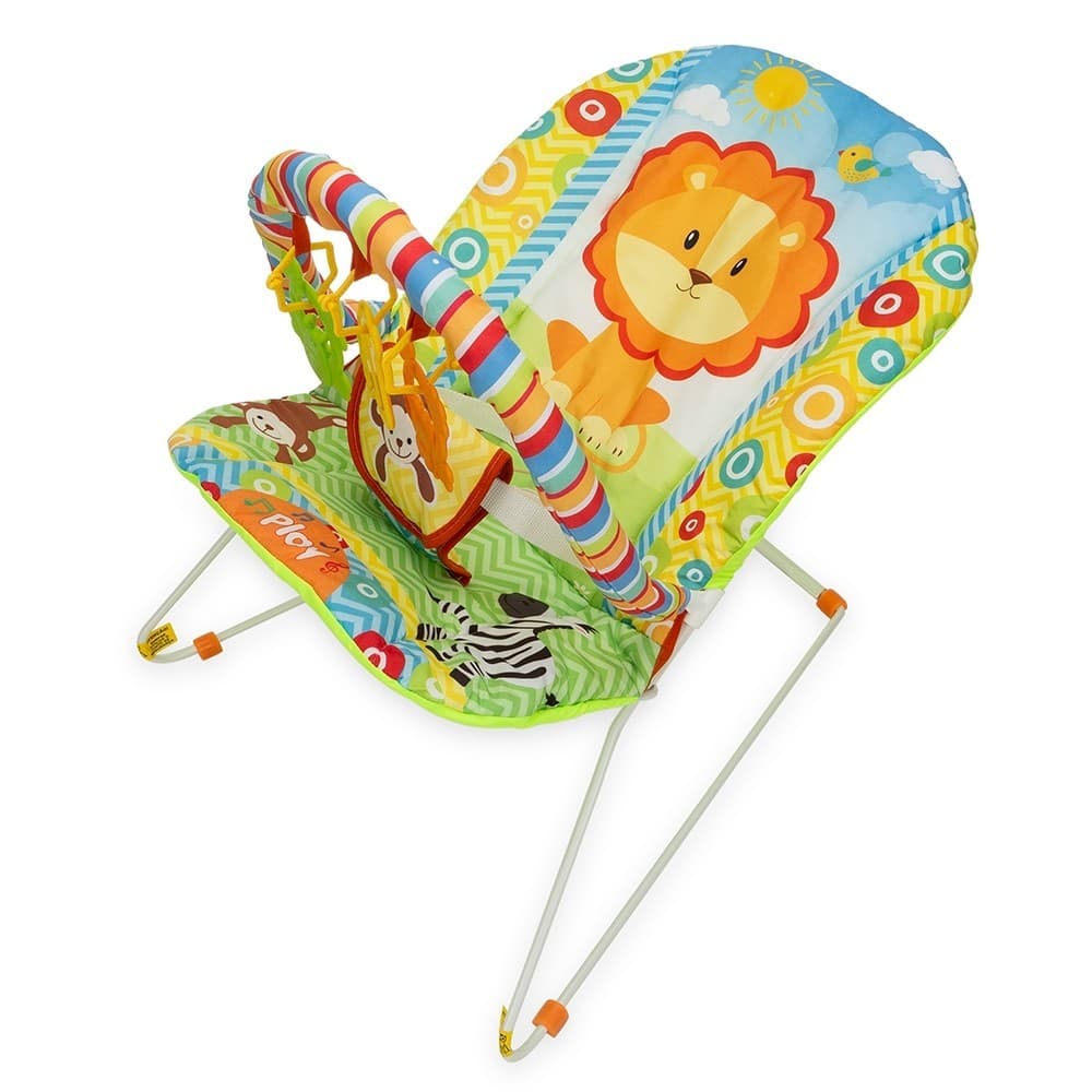 Cadeira de Descanso Para Bebê Musical Infantil Safari