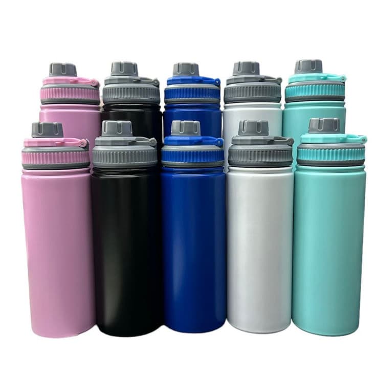 Garrafa Térmica Portátil 500ml/750ml Com Alça Para Academia Esportes