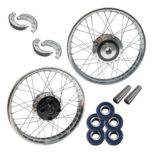 Par Aro Roda Cg Fan 125 2000 Cubo Diamantado Rola/lona/esp