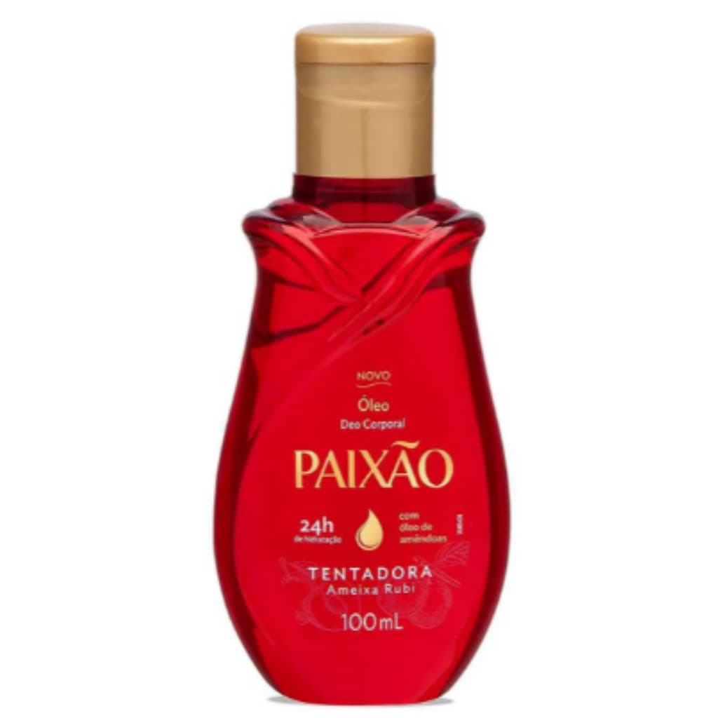 Óleo Corporal de Amêndoas Paixão Tentadora ação desodorante 100ml
