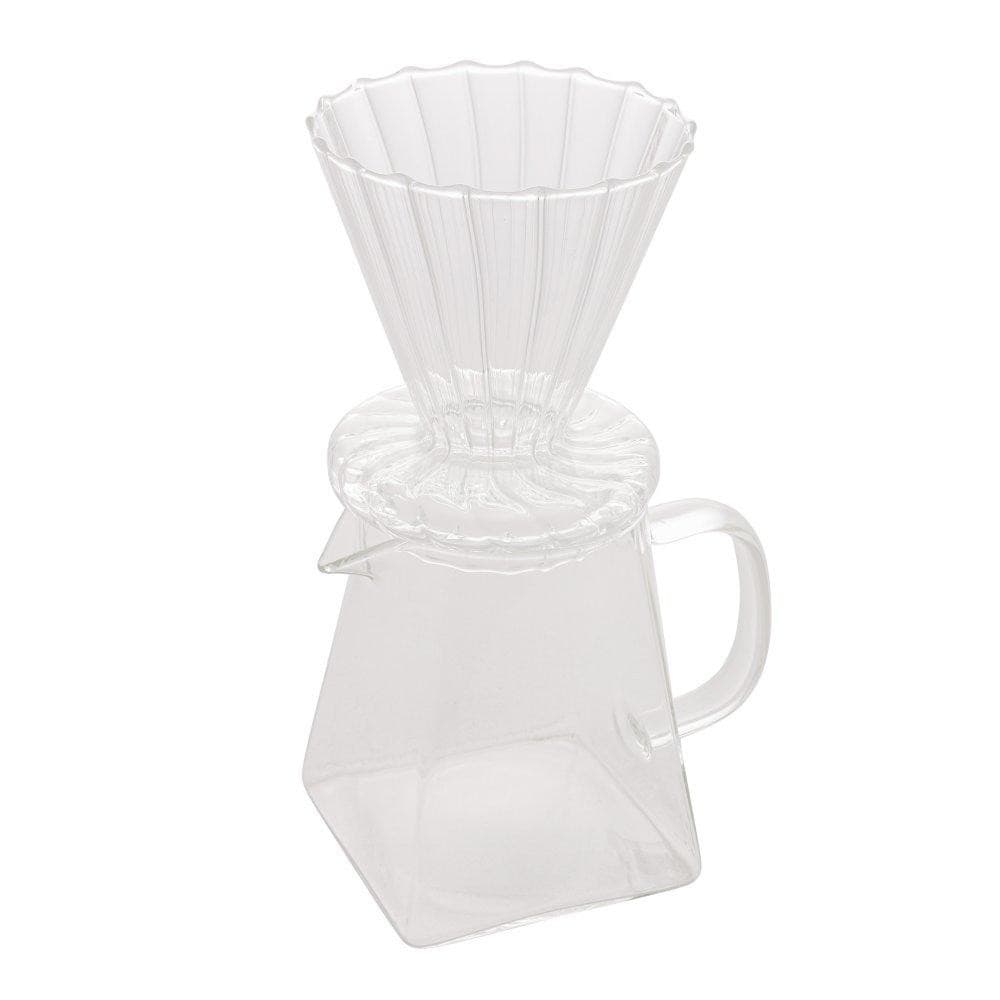 Cafeteira e Filtro Borossilicato de Vidro Incolor Wolff Moderno Luxo Café