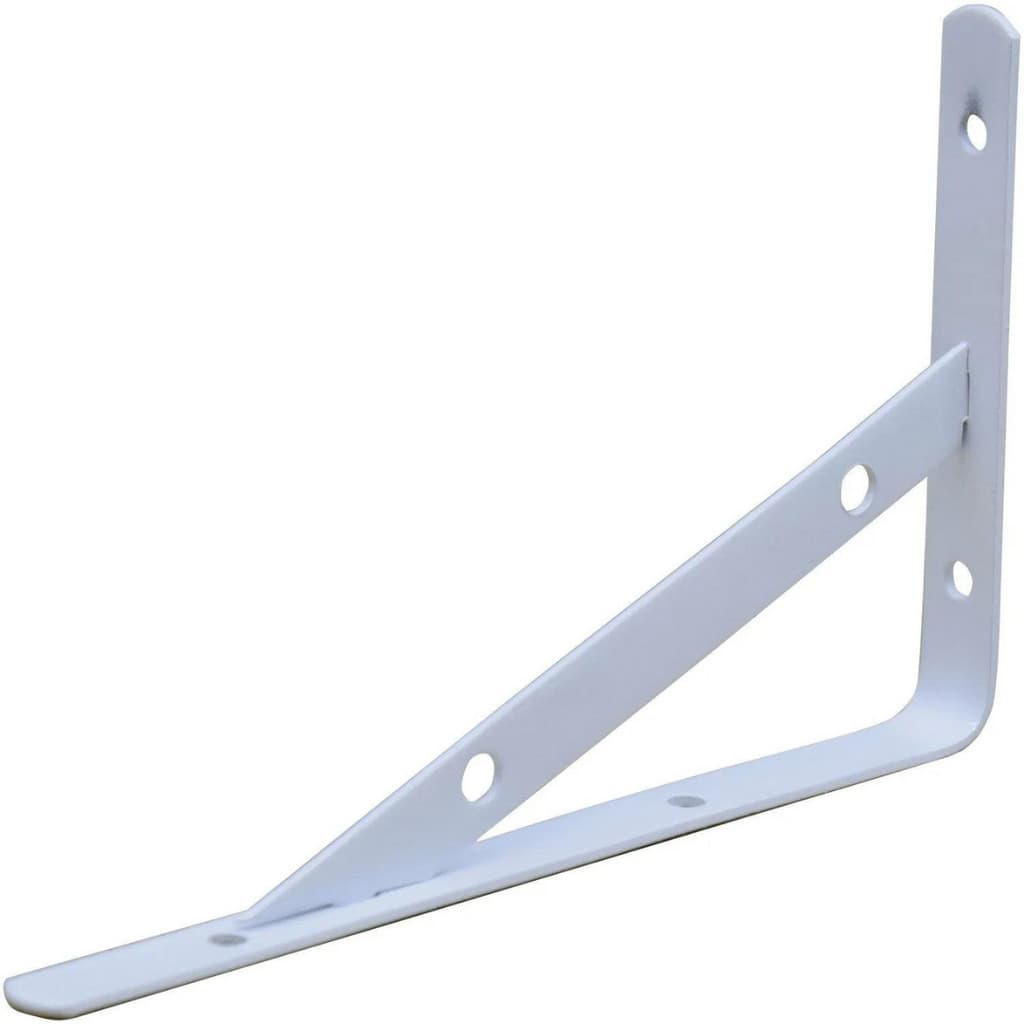 SUPORTE PARA PRATELEIRA C/ MAO FRANCESA BRANCO 25 X 16CM - BRAMIX