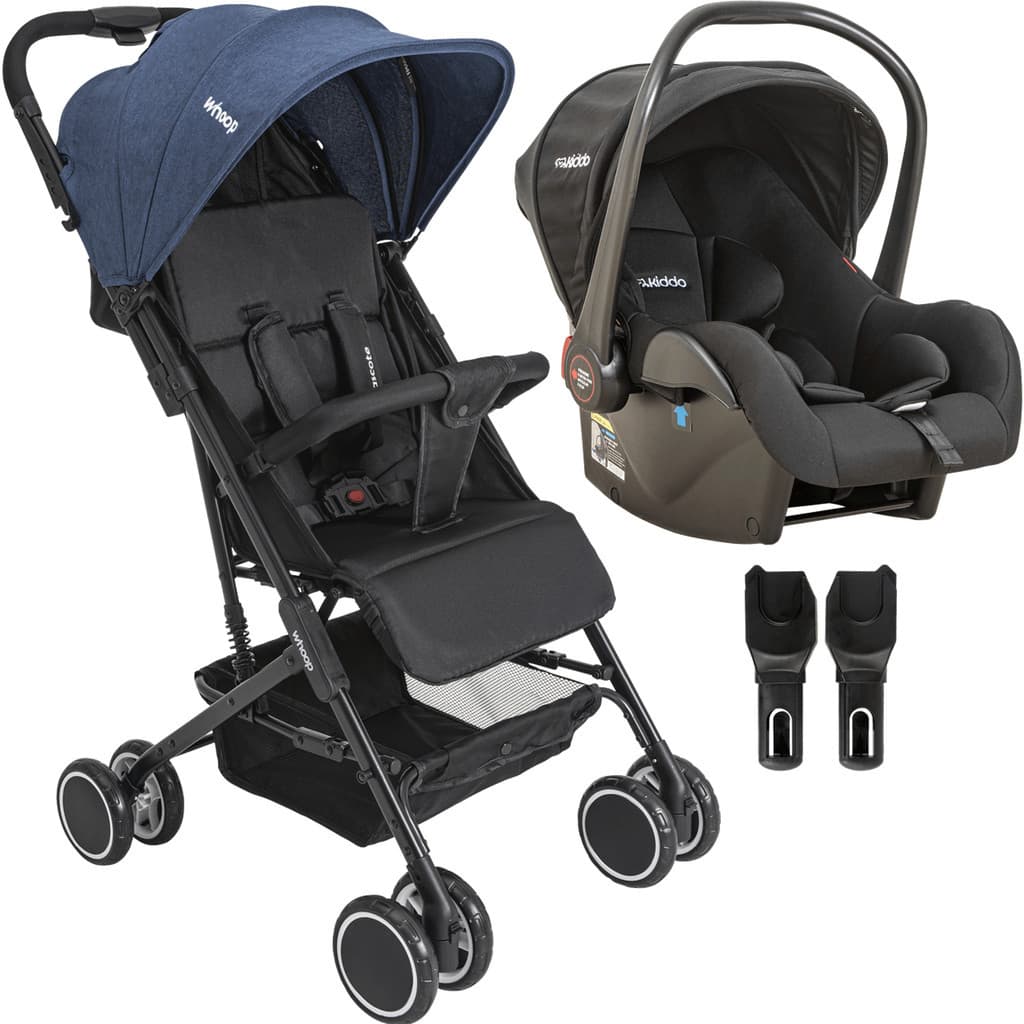 Carrinho de Bebe Mascote Marinho com Bebe Conforto Kiddo