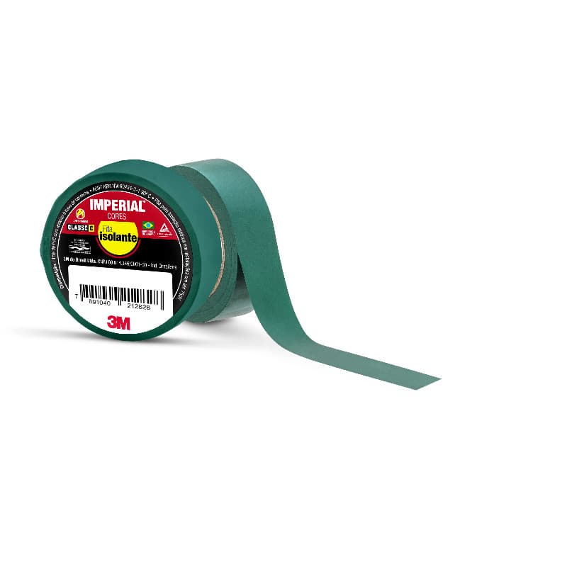 Fita Isolante Imperial VERDE 3m 18 Mm X 10 Mt - 3M