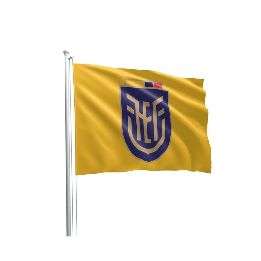 Bandeira Seleção Do Equador Copa Mundo 140x80cm Em Oxford 100% Poliéster - Qualidade Premium