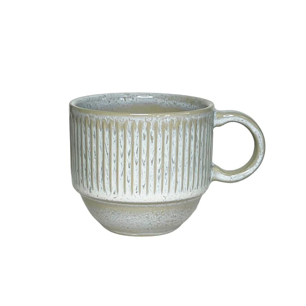 Xícara Chá Cerâmica Empilhável Linhas Latte 230ml - 1 unid.