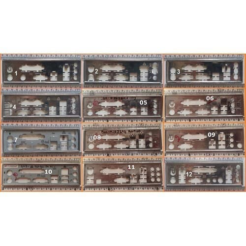 Espelhos Chapinhas Gabinetes Traseiros Placas Mãe Diversos M