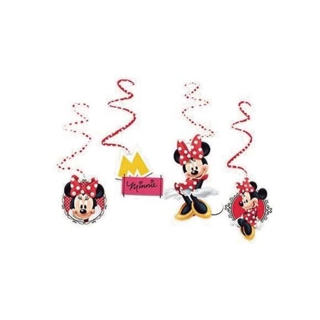 Mobile Red Minnie - 4 unidades Regina Festas