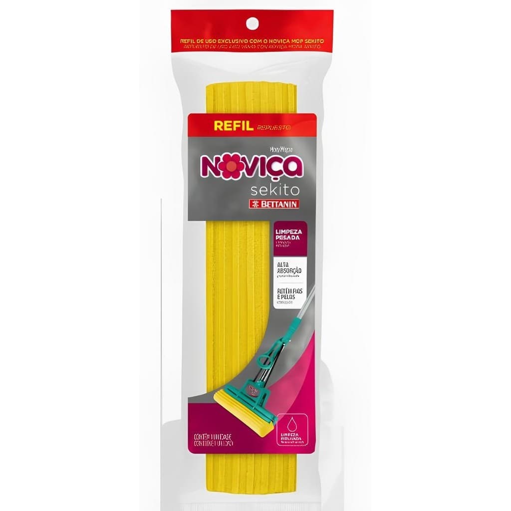 Refil Mop Sekito Espuma PVA Torcer