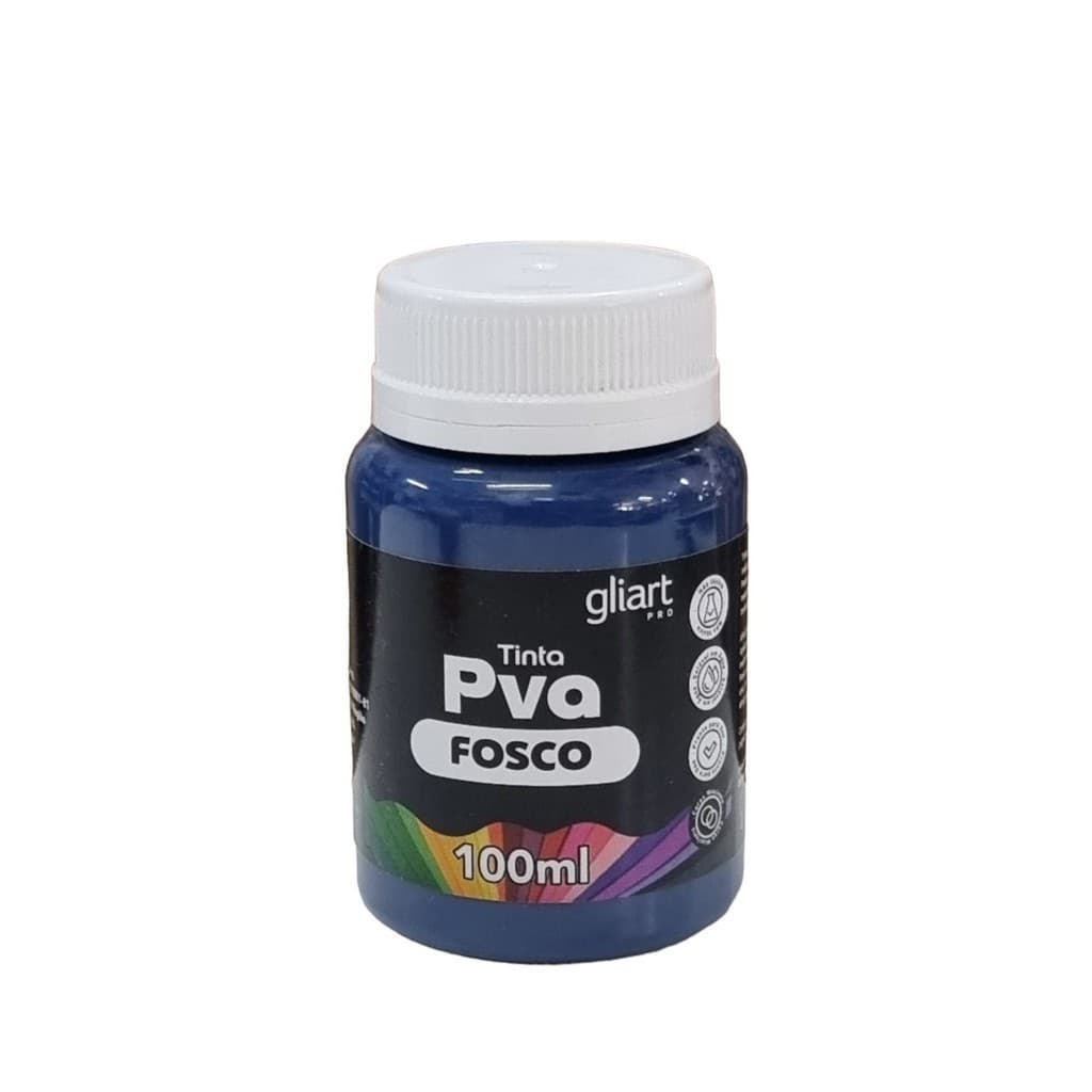 Tinta Pva Azul Marinho Gliart 100ml