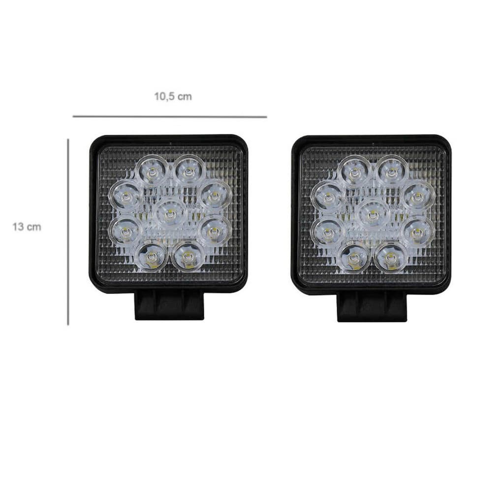Par Farol Auxliar Led 6000K