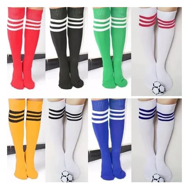 Kit 2 Pares de Meião Futebol Importados Coloridos
