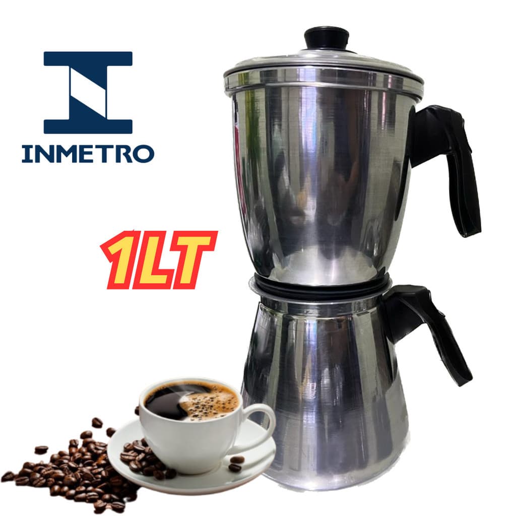 Cafeteira Económica 1,0 LTS Alumínio Polida (Certificada INMETRO)