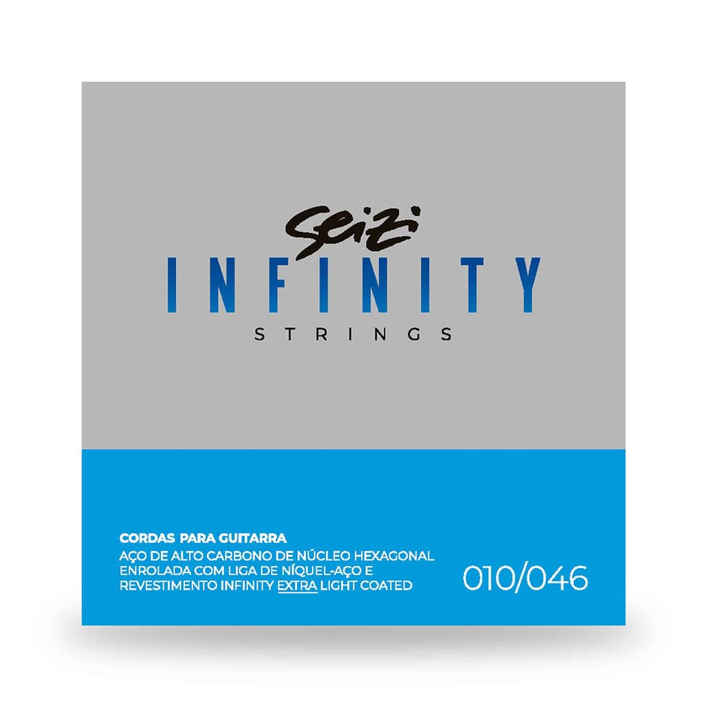 Encordoamento Seizi Guitarra Infinity Extra Light Coated 010 046