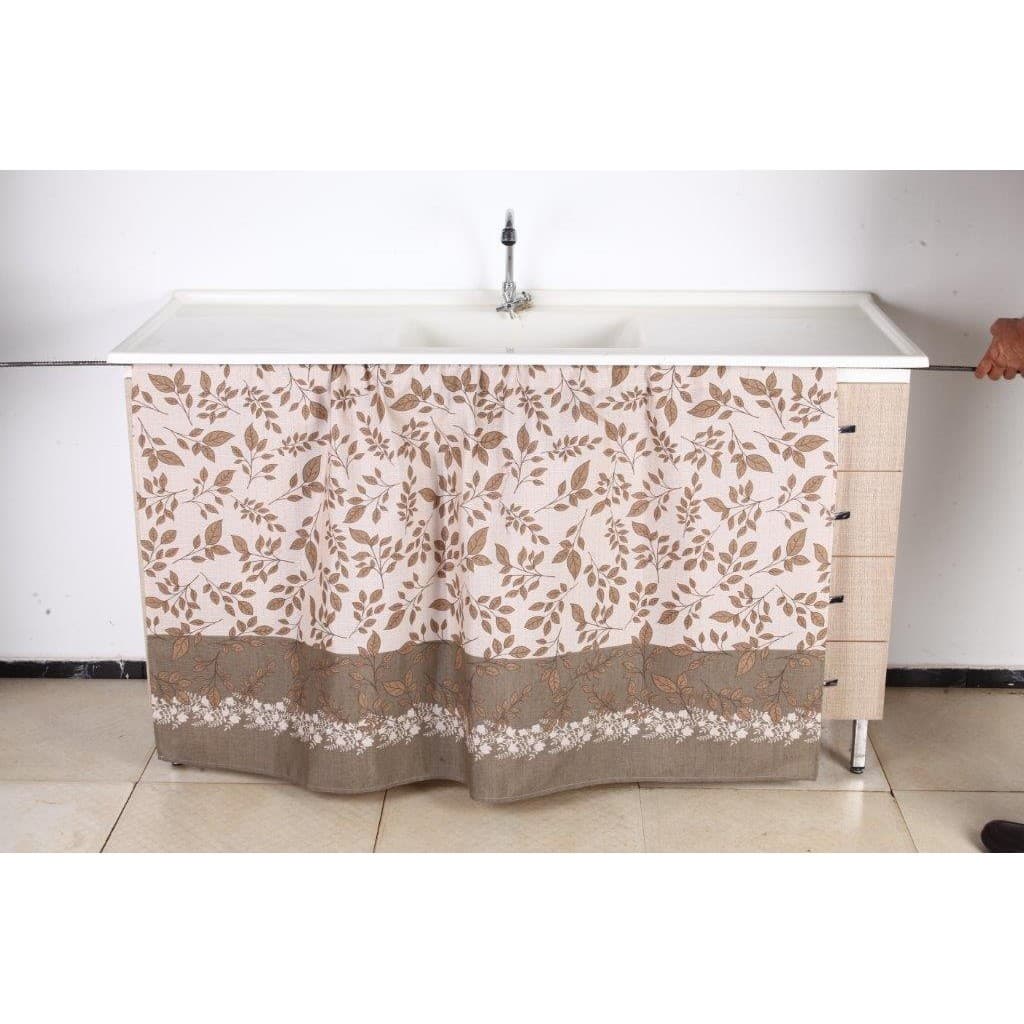 CORTINA PARA PIA LINHÃO ESTAMPADO  DA OUTONO