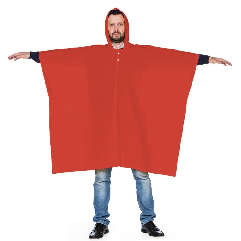 Capa De Chuva Poncho Pvc Forrado Nikokit Tam. Unico