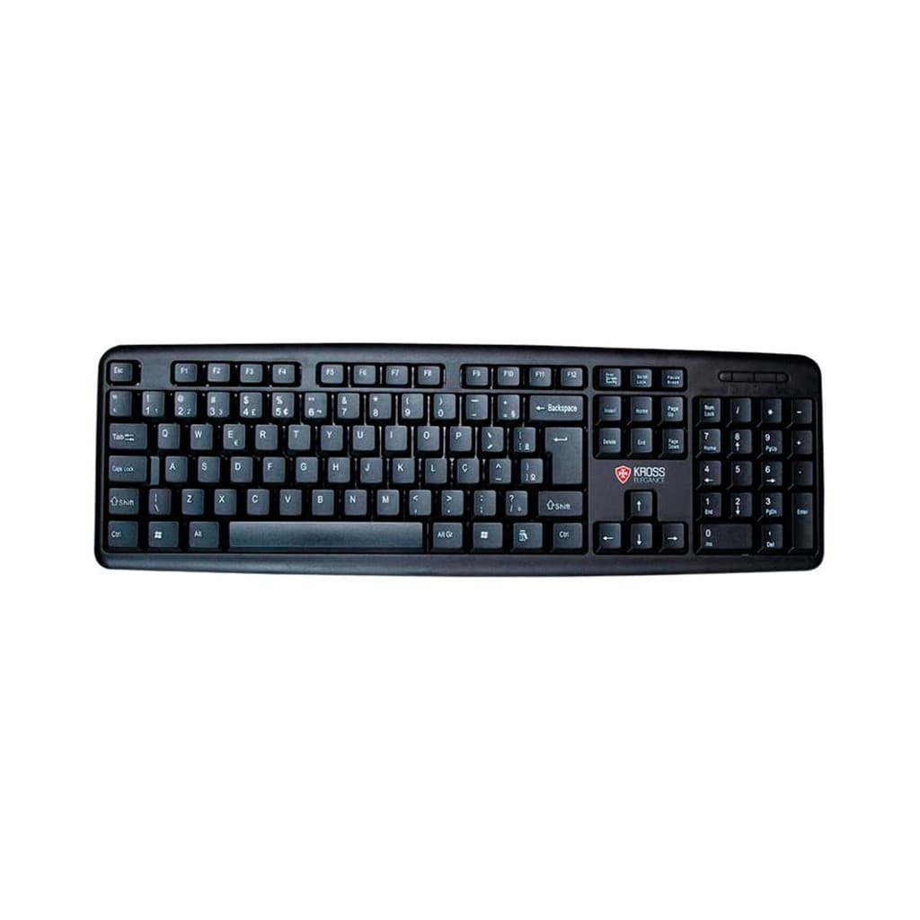 Teclado Com Fio USB ABNT2 KE-K095V2 - KrossElegance