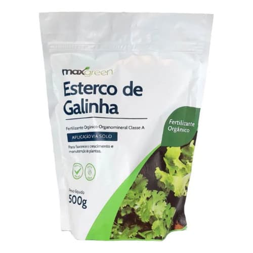Fertilizante Forth Jardim Maxgreen Esterco De Galinha 500g