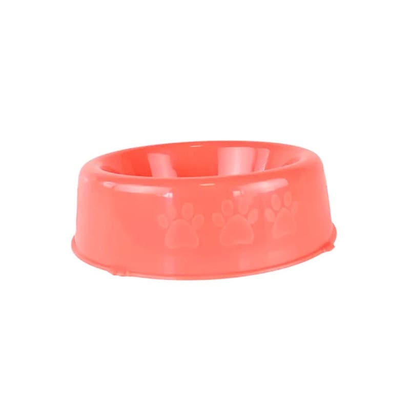 Comedouro Patinhas Design G Coral 2750ml Pet Injet