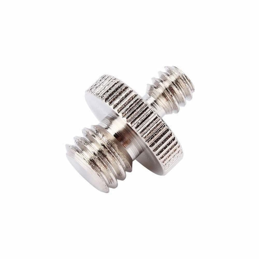 Parafuso Conversor Adaptador Macho 1/4 x Macho 3/8 em Aço 1/4" polegada x 3/8" Serve Converter Tripé Câmera Cabeça Etc