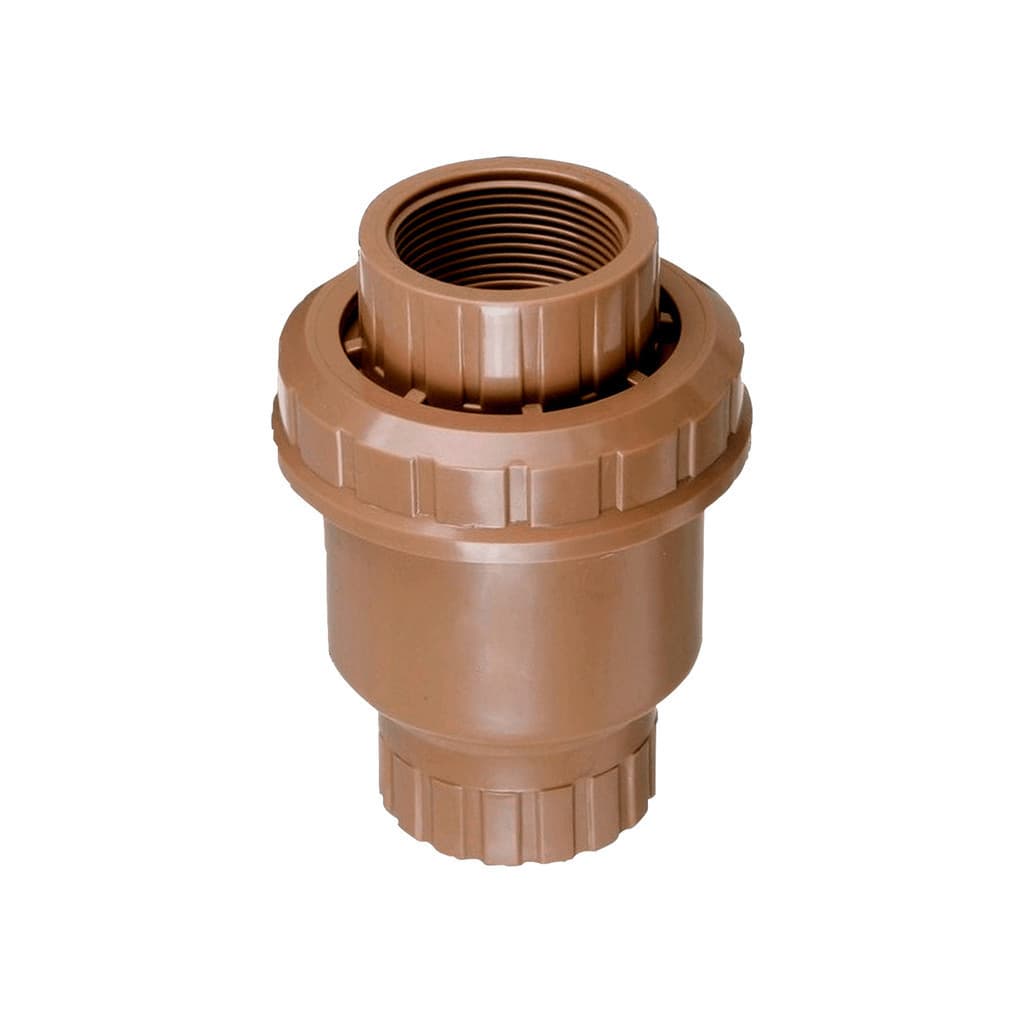 Válvula Retenção Soldável ou Roscável 20mm, 25mm, 32mm, 40mm, 50mm, 1/2, 3/4, 1, 1.1/4 ou 1.1/2  PVC