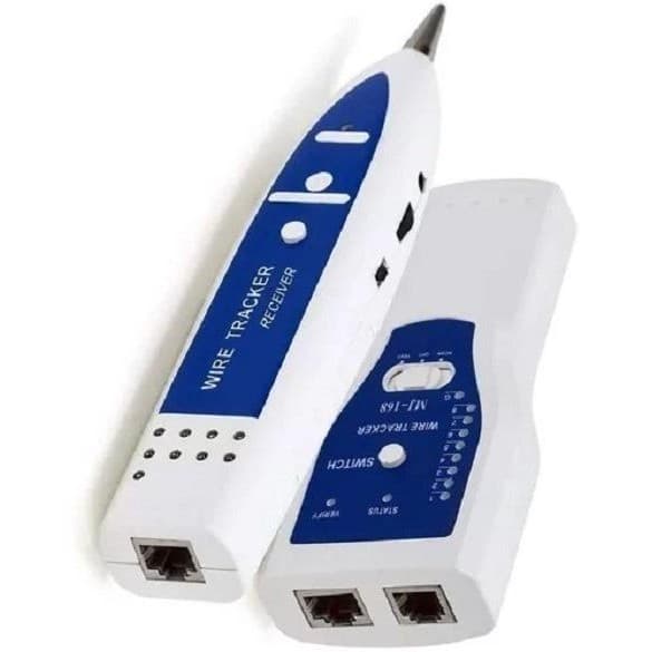 Kit Localizador De Cabos Rj11 Rj45 Zumbidor + Testador Rede