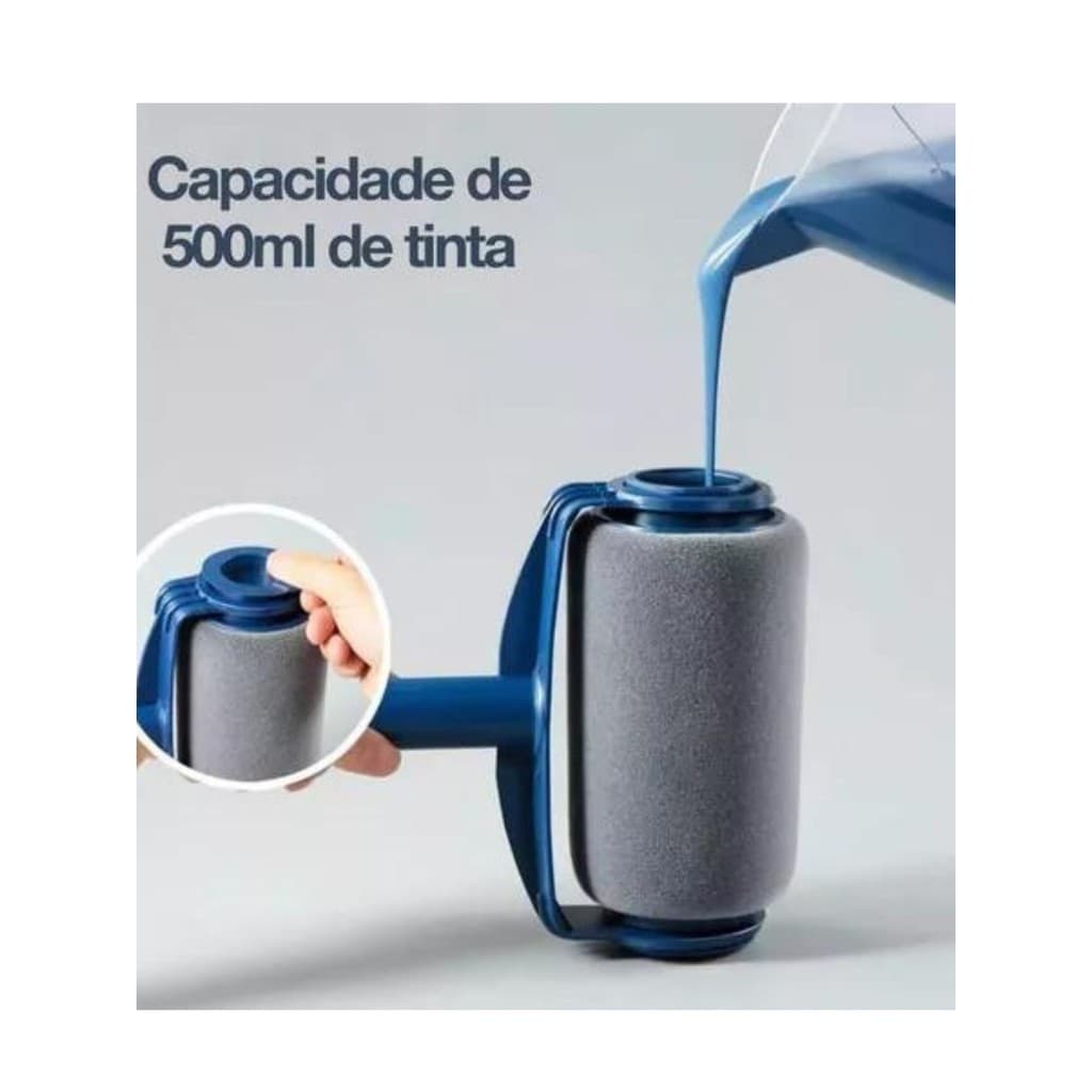 Rolo De Pintura Com Reservatório Anti Respingo Sem Sujar