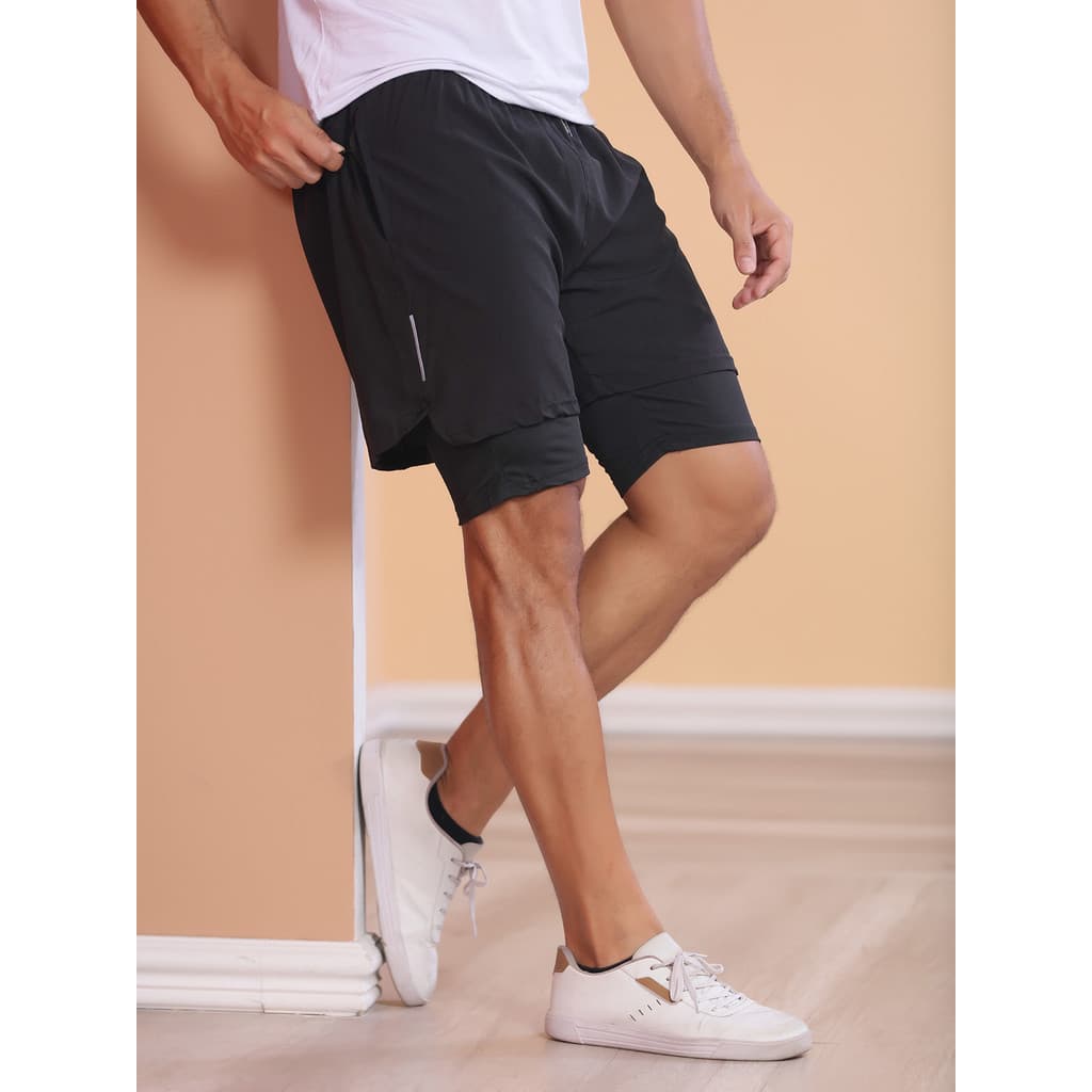Shorts Bermudas Liso  Masculino Tactel Básico