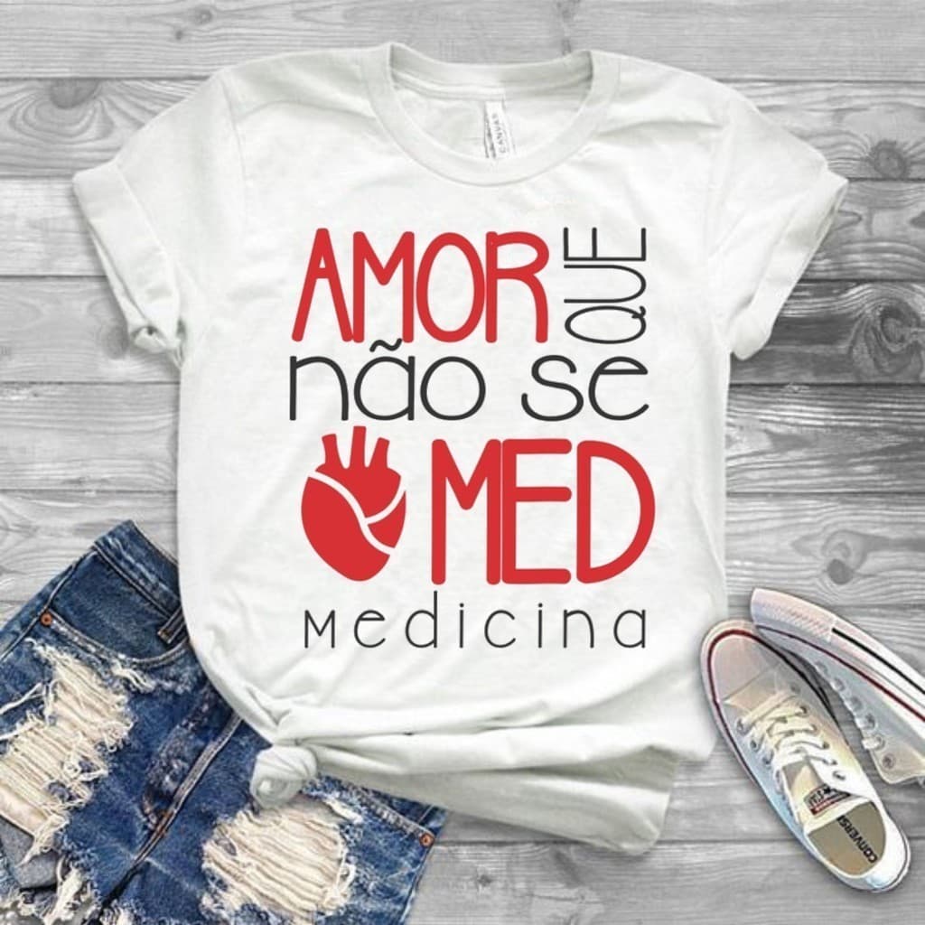 Camisa Camiseta  Medicina Blusa T-shirt 838 SH. CP