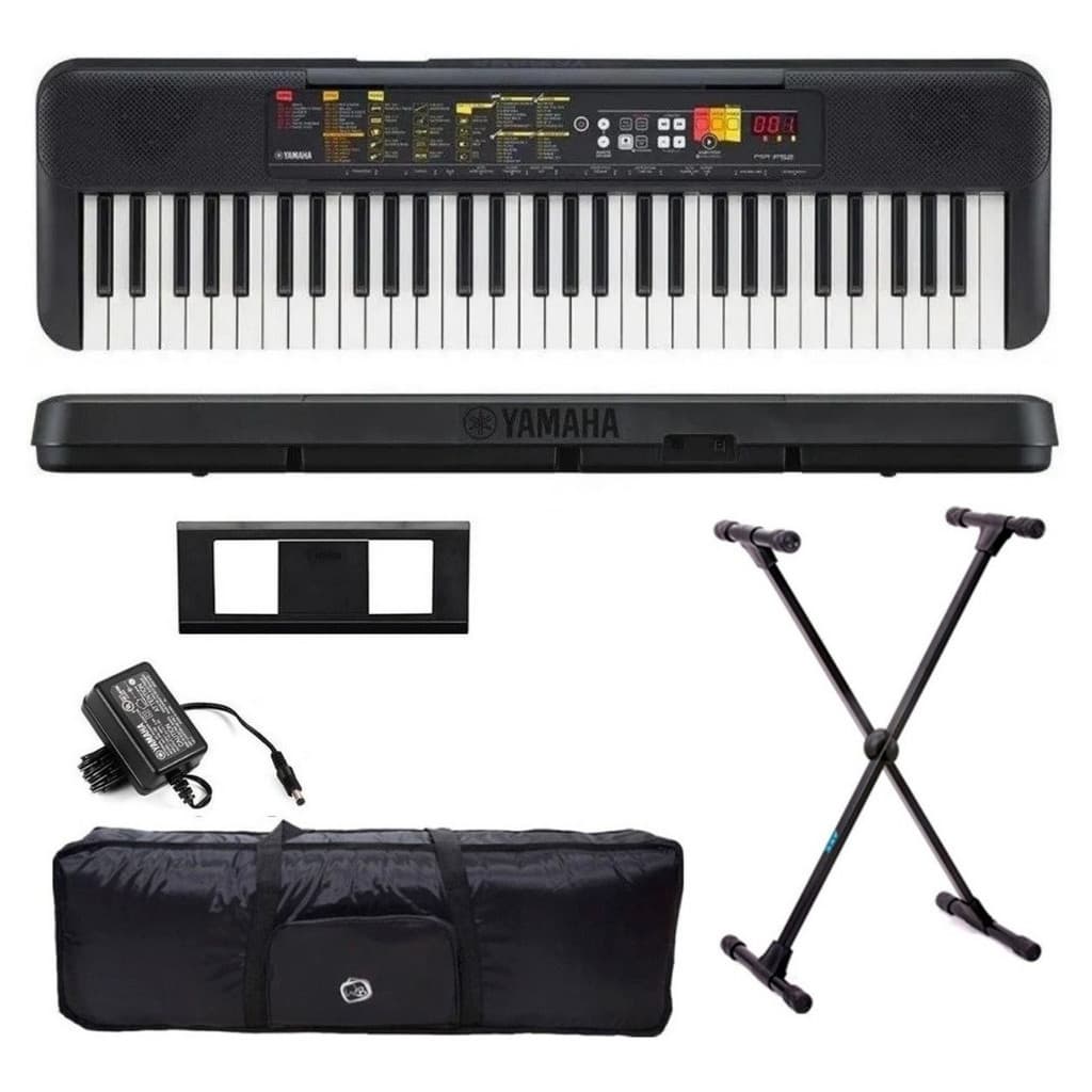 Teclado Musical Yamaha Psr-f52 61 Teclas + Suporte X + Capa