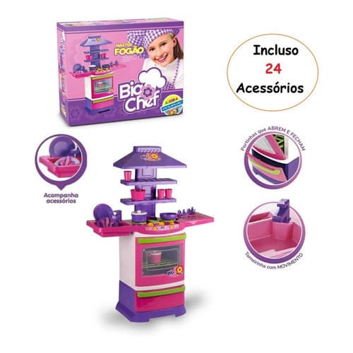 Fogão Master Big Chef Cozinha Infantil