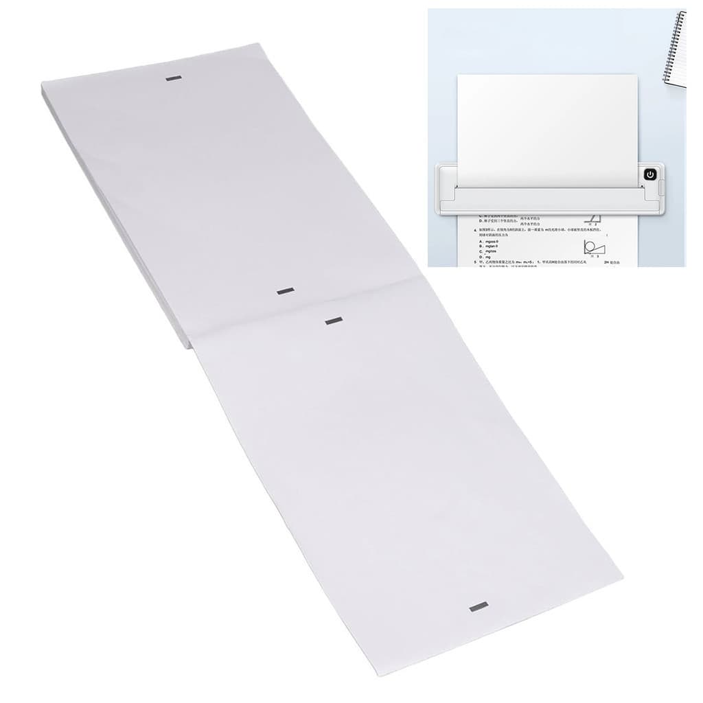 Papel Termico A4 100 Folhas Impressora Termica Bluetooth Arquivo Processo Advogado Lista Trabalho Nota Escritorio