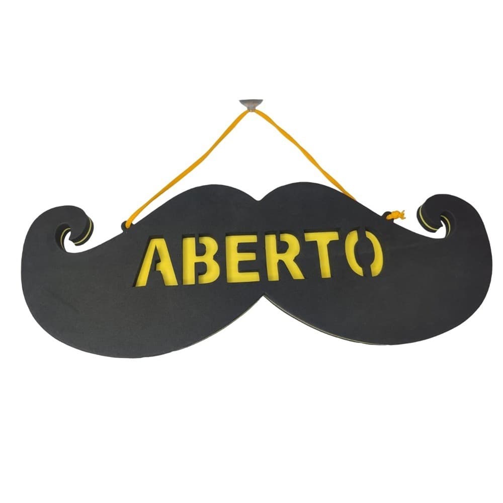 Placa de Aviso Aberto  / Volto já Variadas Cod 1611