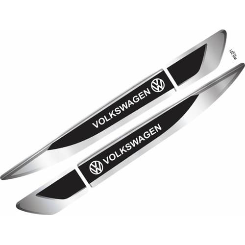 Par Emblema Aplique Lateral Resinado Volkswagen Gol