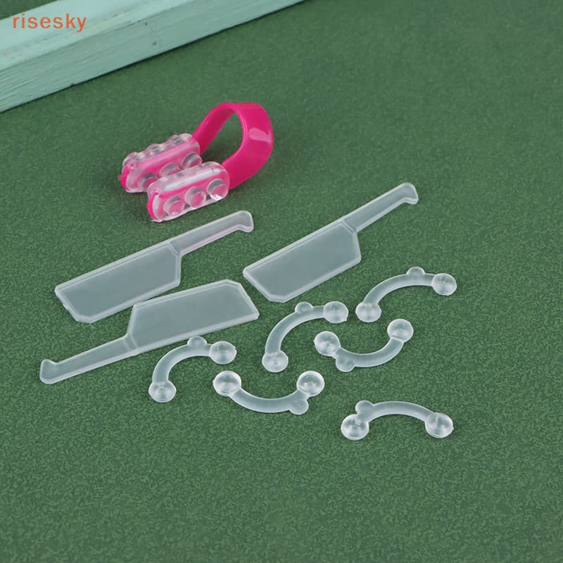 [risesky] Silicone Nariz Para Cima Shaper Ponte Impulsionador Moldar Clipe Alisamento Beleza Corrector Ferramenta De Mas