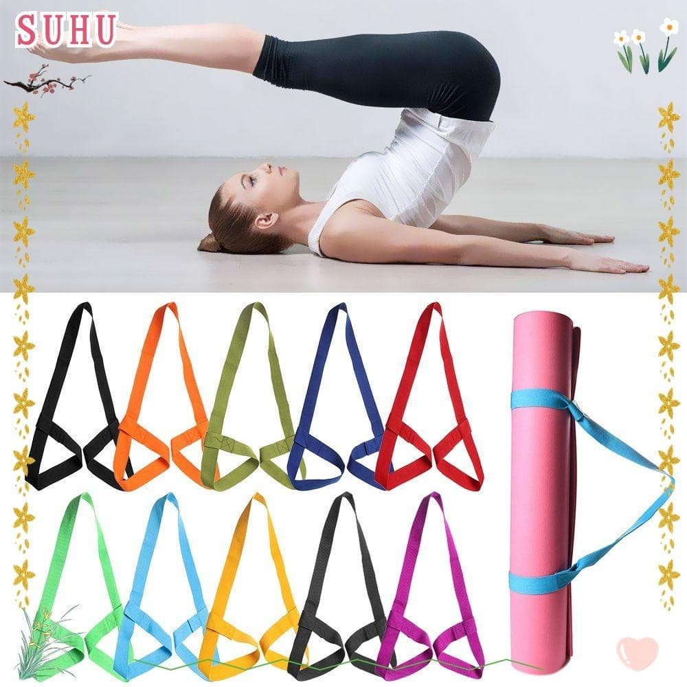 SUHU Yoga Mat Strap Correia Ajustável Para Exercícios Esportivos