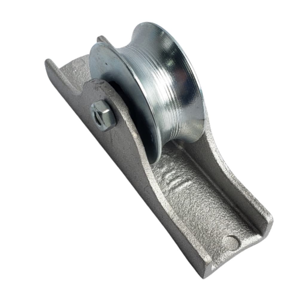 ROLDANA FF MACICA 50(2") CANO 1/2" ZB SUPORTE ALUMINIO