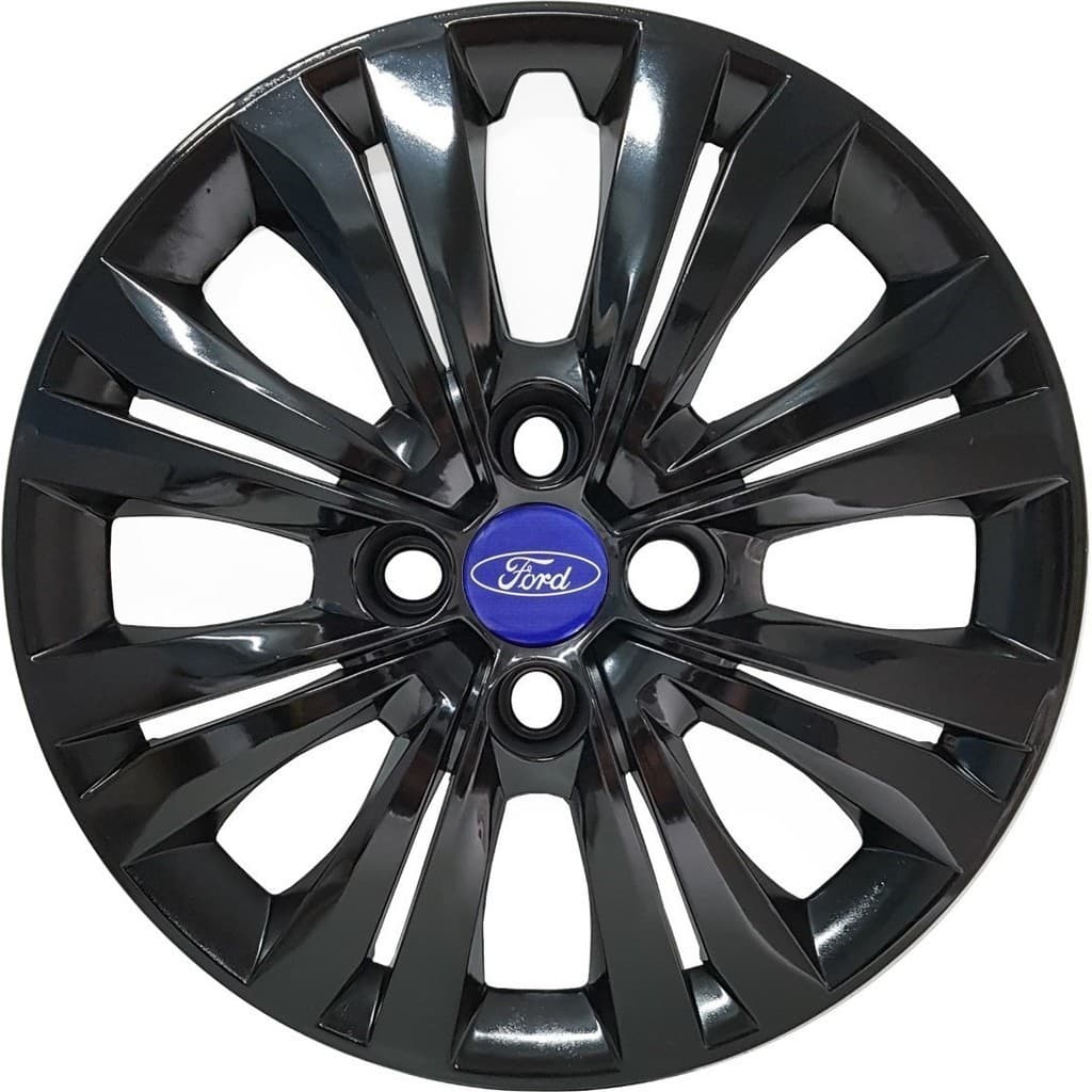 Calota Aro 15 1 pç Calota New Fiesta  Novo Ka Ka+ Preta Black Piano G246pbu Cor:Preto Brilhante