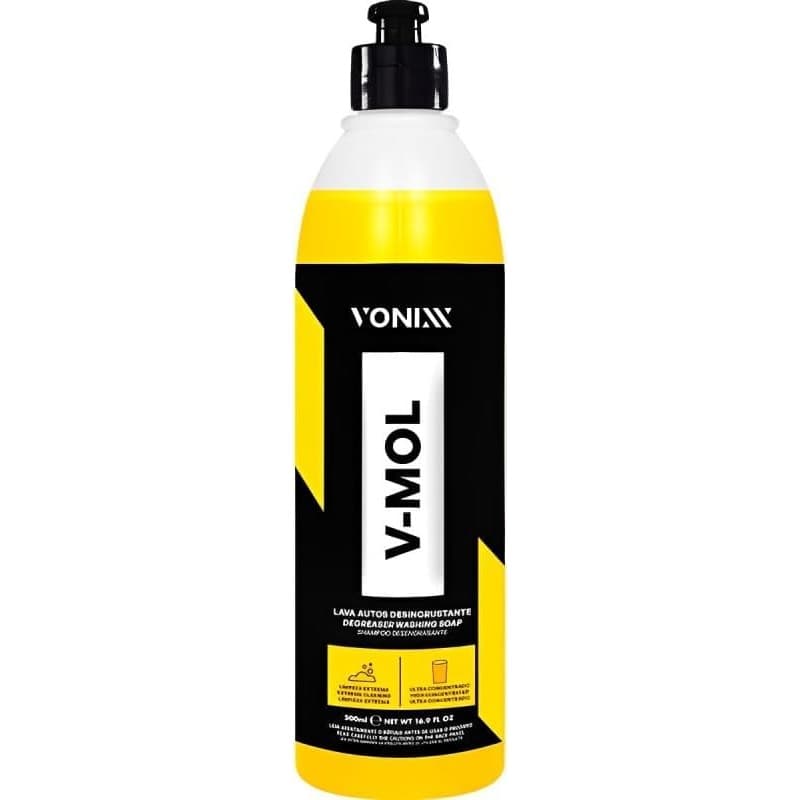 V-Mol 500ml Shampoo Lava Autos Desengraxante Neutro Desincrustante Voni