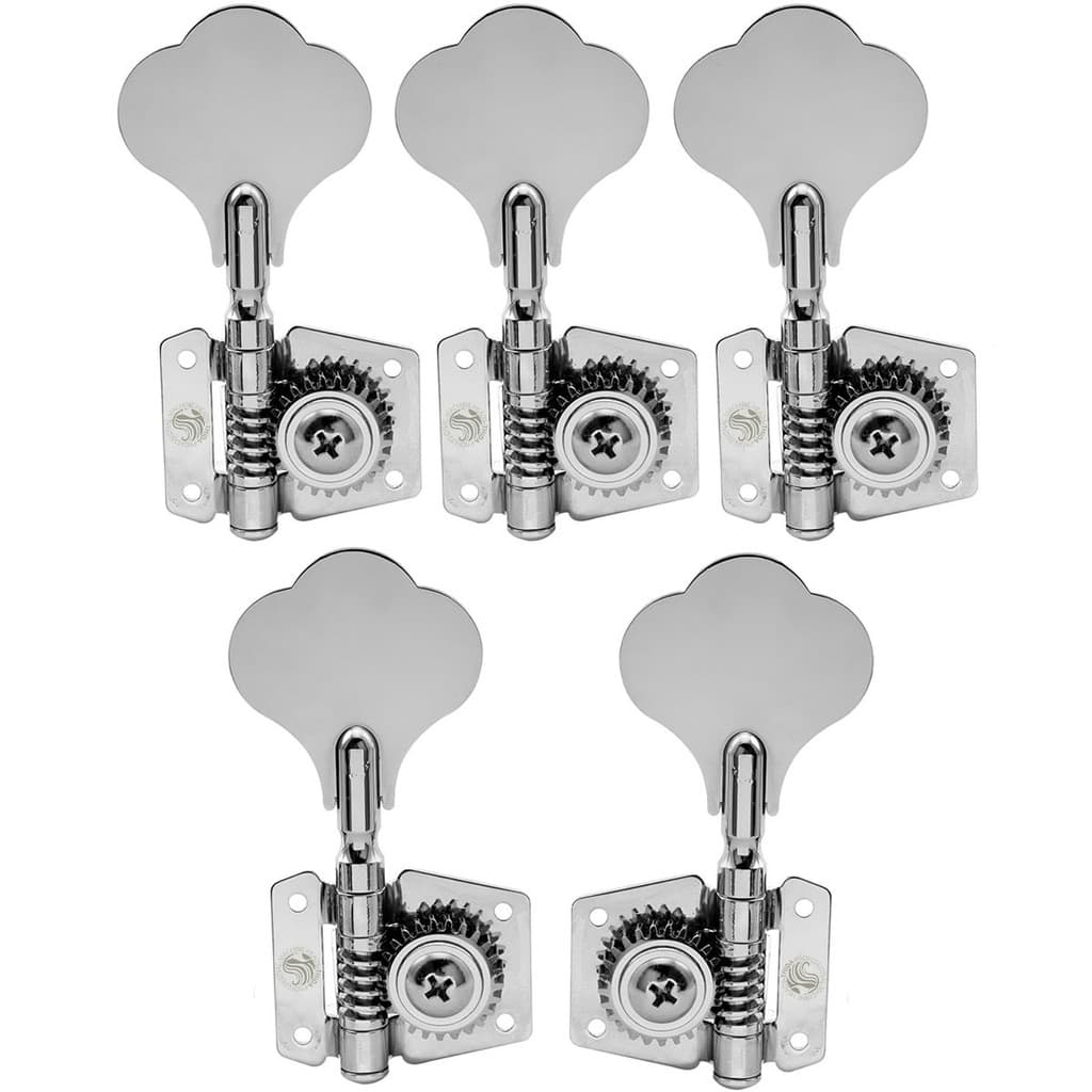 Tarraxas Cromada Thida Para Contra Baixo Vintage Jazz Bass 5 Cordas 4x1
