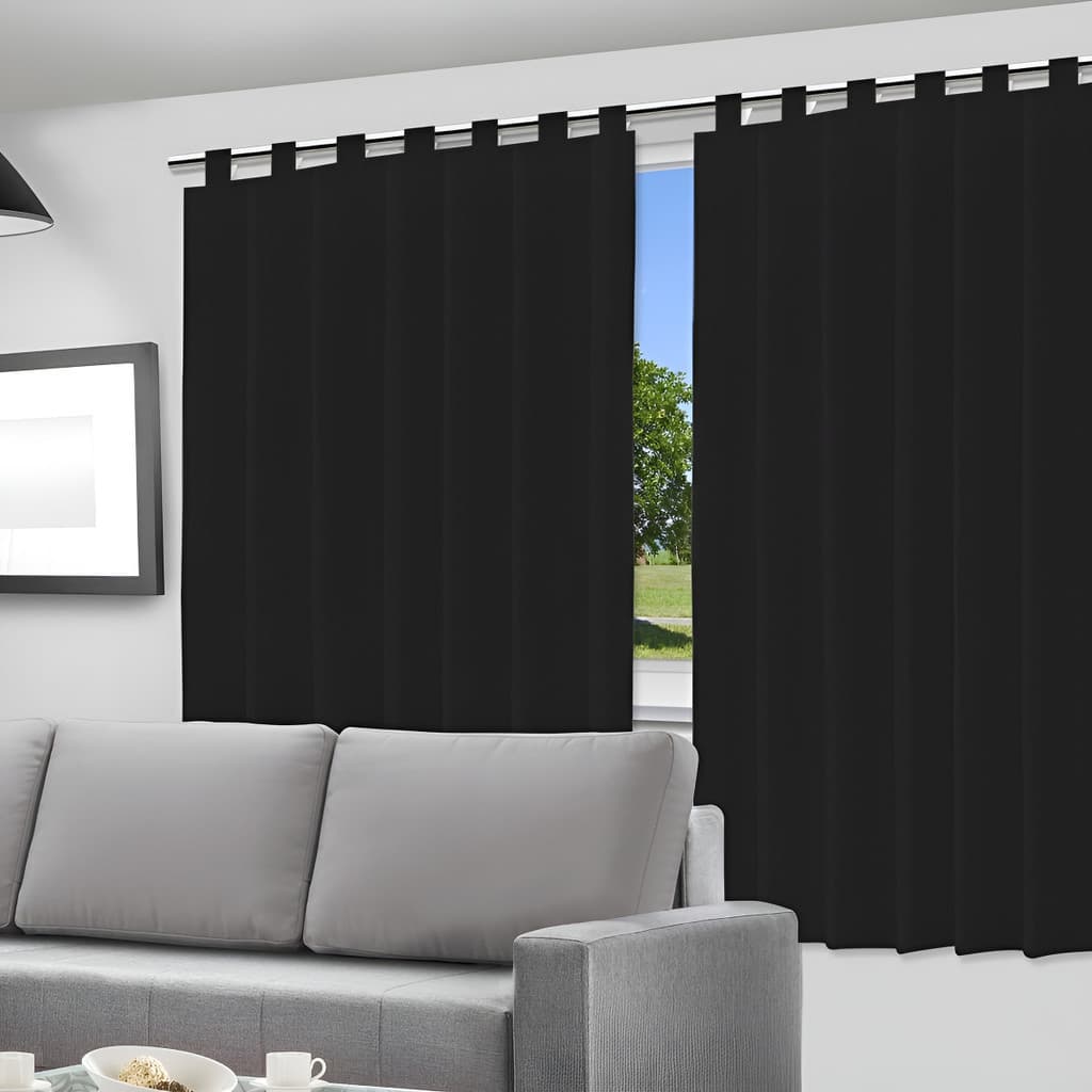 Cortina Blackout Blecaute Corta Luz Com Alça Para Varão Pvc Janela Quarto Sala Bloqueia Luz ExternaTamanhos Diversos