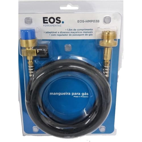 Mangueira para Maçarico 1,50m Eos com Regulador De Gás